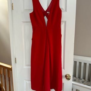 Red bcbg jumpsuit/dress